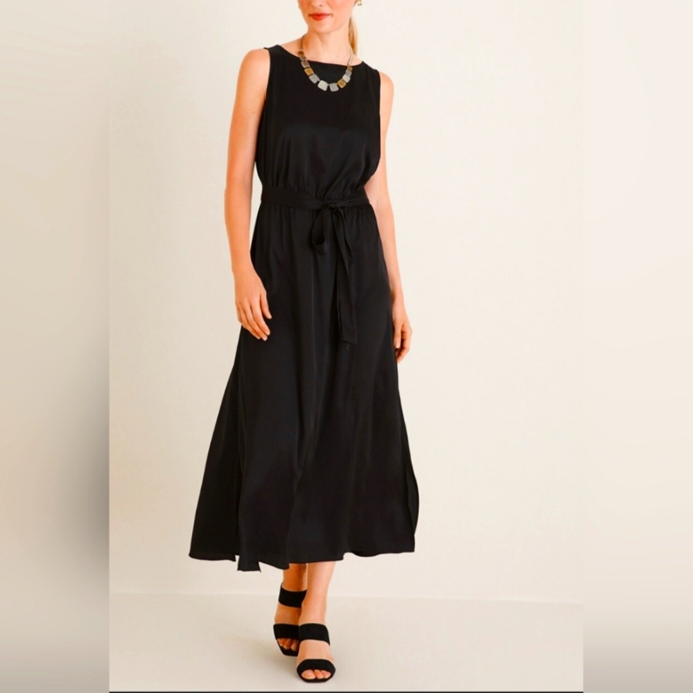 NWT Chico's Satin Maxi Dress